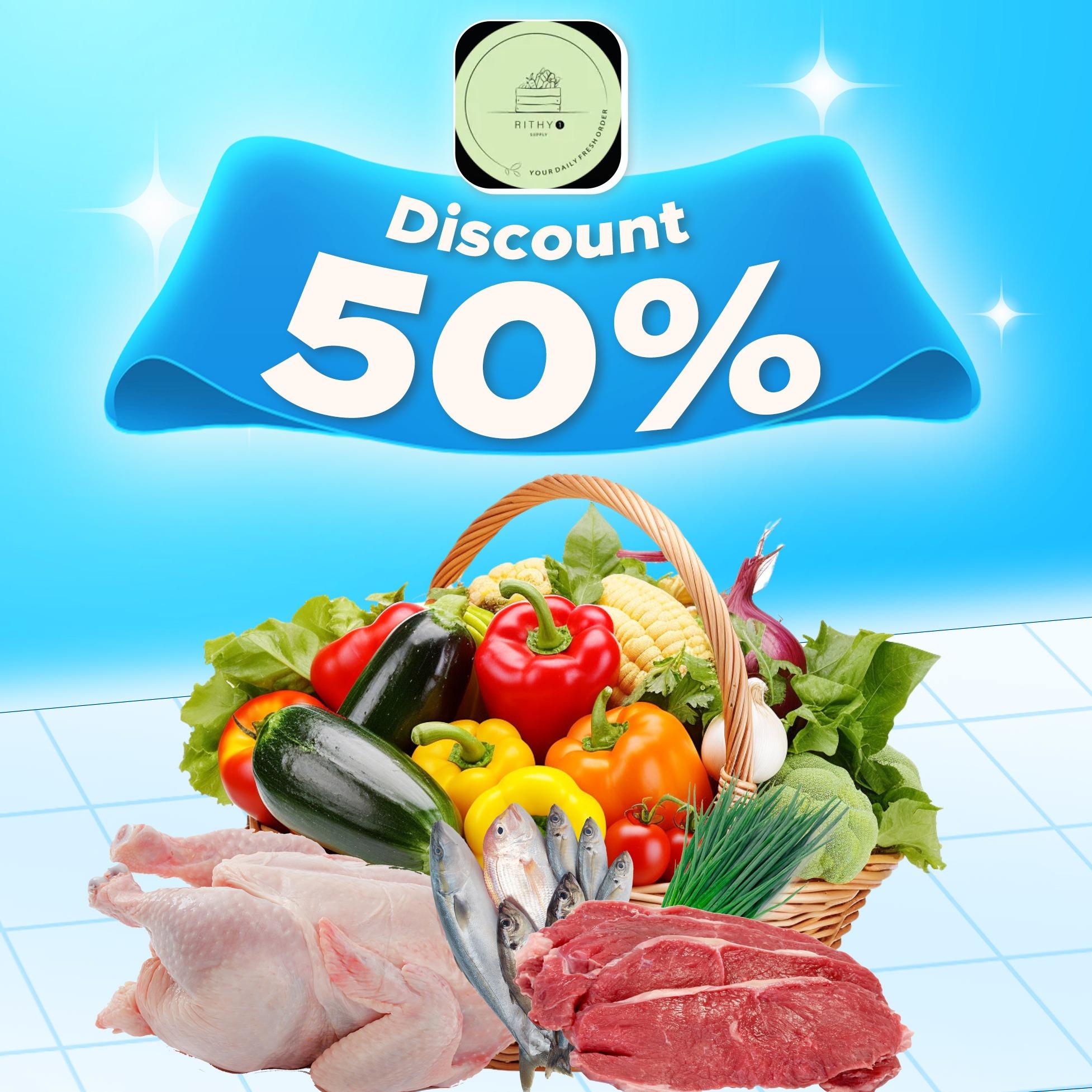 Discount 50% off
